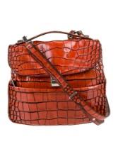 Proenza Schouler Orange Lthr Crossbody Bag