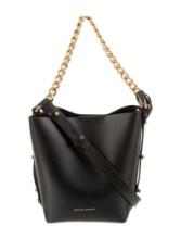 Rebecca Minkoff Leather Turn-lock Bucket Bag