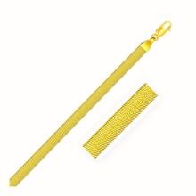 14k Gold Super Flex Herringbone Chain