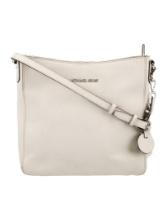 Michael Kors Neut Leather Zip Cls Crossbody Bag