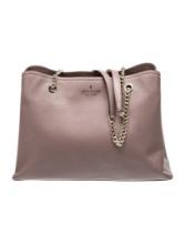Kate Spade Neut Leather Chain-link Snap Shldr Bag
