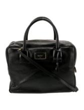 Marc Jacobs Gold-tone Hdw Leather Top Handle Bag
