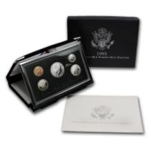 1993-s United States 5pc Premier Silver Proof Set