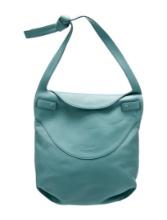 Marc Jacobs Blue Leather Slvr-tone Hdw Bucket Bag