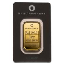 1 Oz Gold Bar - Rand (black Assay)
