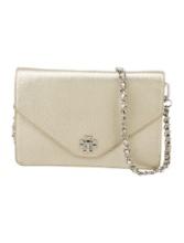 Tory Burch Gold Leather Turn-lock Crossbody Bag