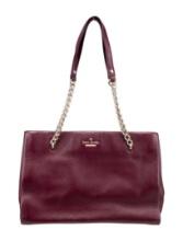 Kate Spade Burg Leather Chain-link Shldr Bag