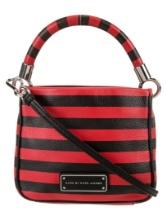 Marc By Marc Jacobs Blk Leather Top Hdl Bag