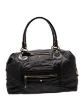 Tod's Patent Leather Blk Nylon Zip Tod's Shldr Bag