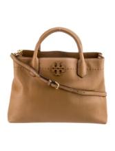 Tory Burch Gold-tone Hdw Leather Top Handle Bag