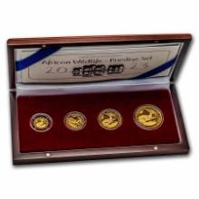 2023 Somalia 4-coin Gold African Elephant Pf Set
