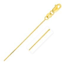14k Gold Cable Link Chain 0.5mm