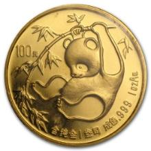 1985 China 1 Oz Gold Panda Bu (sealed)