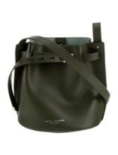 Marc Jacobs Green Leather Snap Closure Bucket Bag