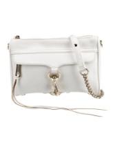 Rebecca Minkoff Grey Leather Chain-link Minaudiere
