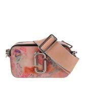 Marc Jacobs Plaid Print Pink Saffiano Msgr Bag