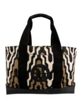 Tory Burch Signature Logo Canvas Emb Lasercut Hobo
