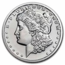 1 Oz Silver Round - Morgan Dollar Design