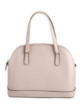 Kate Spade Neut Saffiano Leather Zip Top Hdl Bag