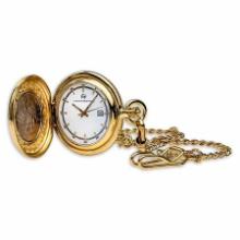 Gilded U.S. Eagle Dollar Unisex Pocket Watch