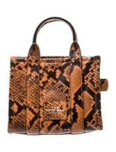 Marc Jacobs Animal Print Leather Top Hdl Bag
