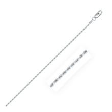 Sterling Silver Diamond Cut Rope Style Chain 1.4mm