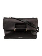 Jimmy Choo Brown Lthr Gold-tone Hdw Crossbody Bag