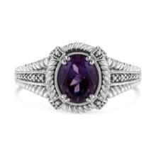Majestic 1.78ct Amethyst & Diamond Accent Ring