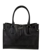 Salvatore Ferragamo Saffiano Leather Top Hdl Bag