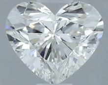 Gia Certified Heart Cut .50ct Vvs1 Diamond