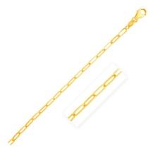 14k Gold Paperclip Chain