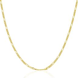 14k Gold Solid Figaro Chain 1.9mm