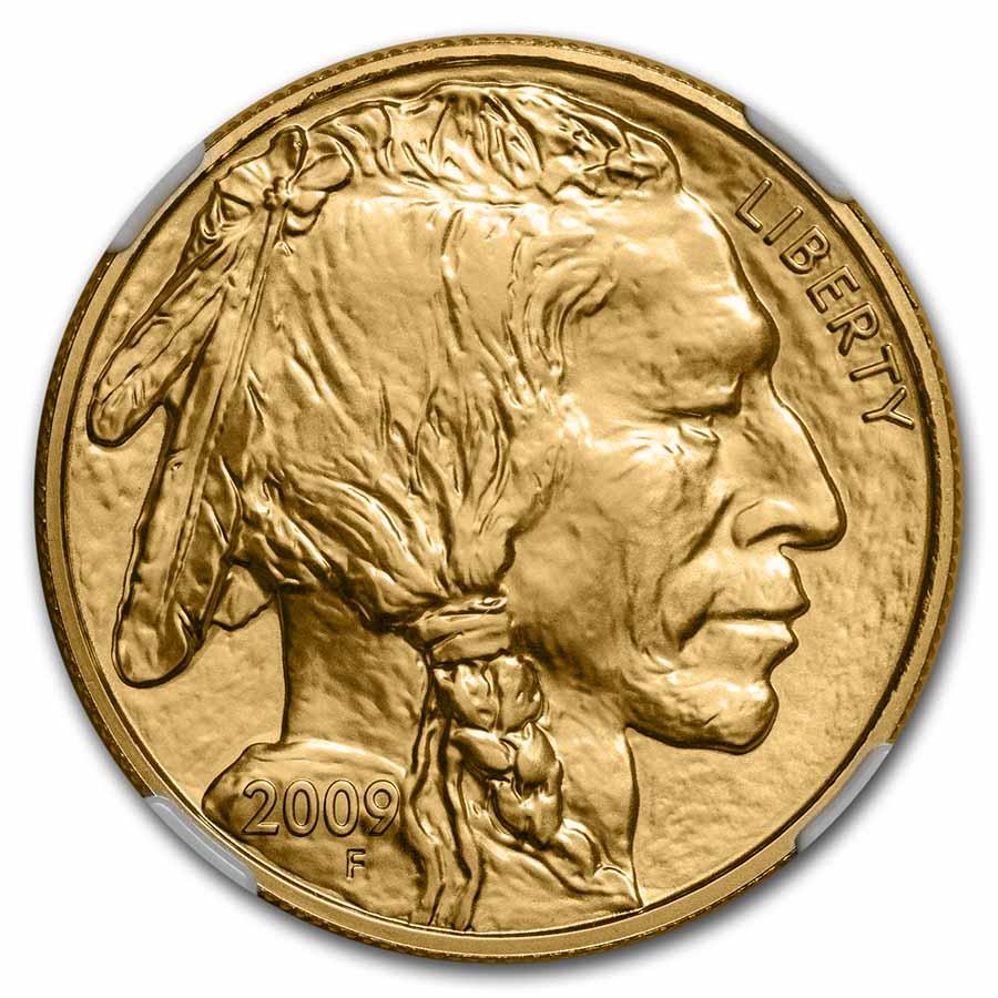 2009 1 Oz Gold Buffalo Ms-70 Ngc (early Releases)
