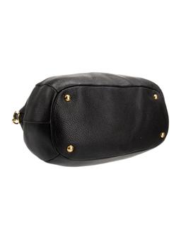 Prada Bauletto Nero Vitello Daino Top Handle Bag