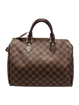 Louis Vuitton Ebene Speedy 30 Zip Cls Top Hdl Bag