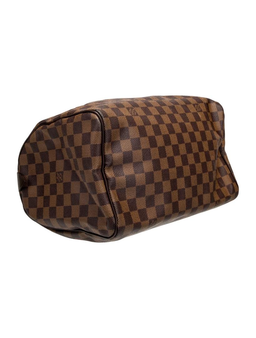 Louis Vuitton Ebene Speedy 30 Zip Cls Top Hdl Bag