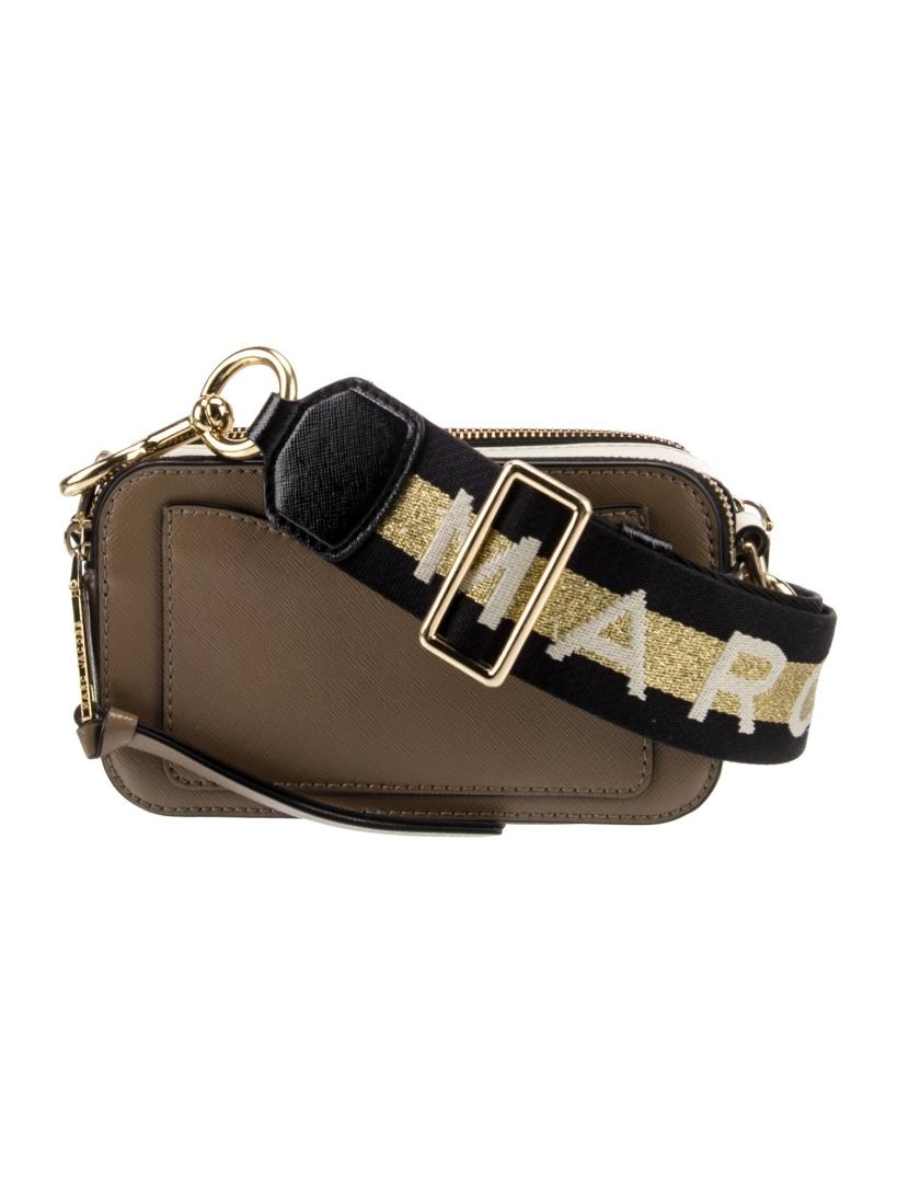 Marc Jacobs Metallic & Neut Saffiano Crossbody Bag