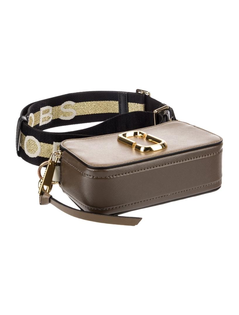 Marc Jacobs Metallic & Neut Saffiano Crossbody Bag