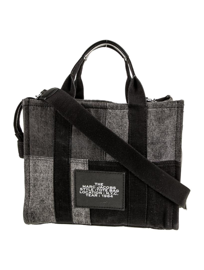 The Marc Jacobs Colorblock Black Denim Msgr Bag