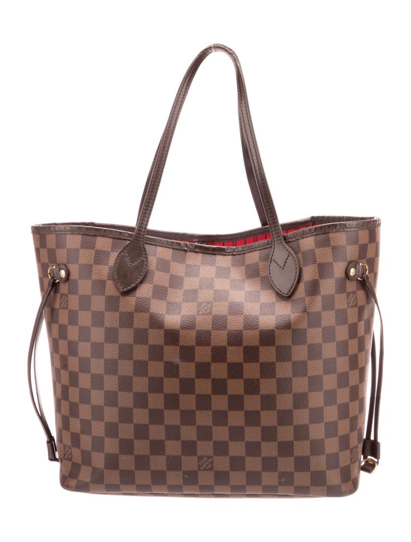 Louis Vuitton Neverfull Mm Ebene Clasp Cls Tote