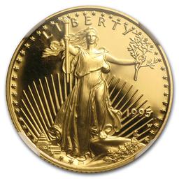 1995-w 1/4 Oz Proof American Gold Eagle Pf-70 Ngc