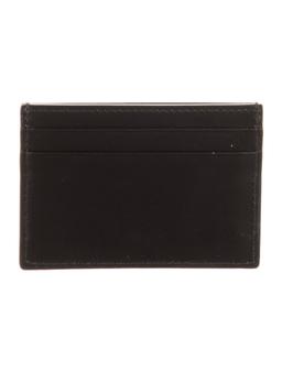 Gucci Black Leather Interlocking G Card Holder