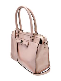 Kate Spade Pink Patent Leather Bow Top Hdl Bag