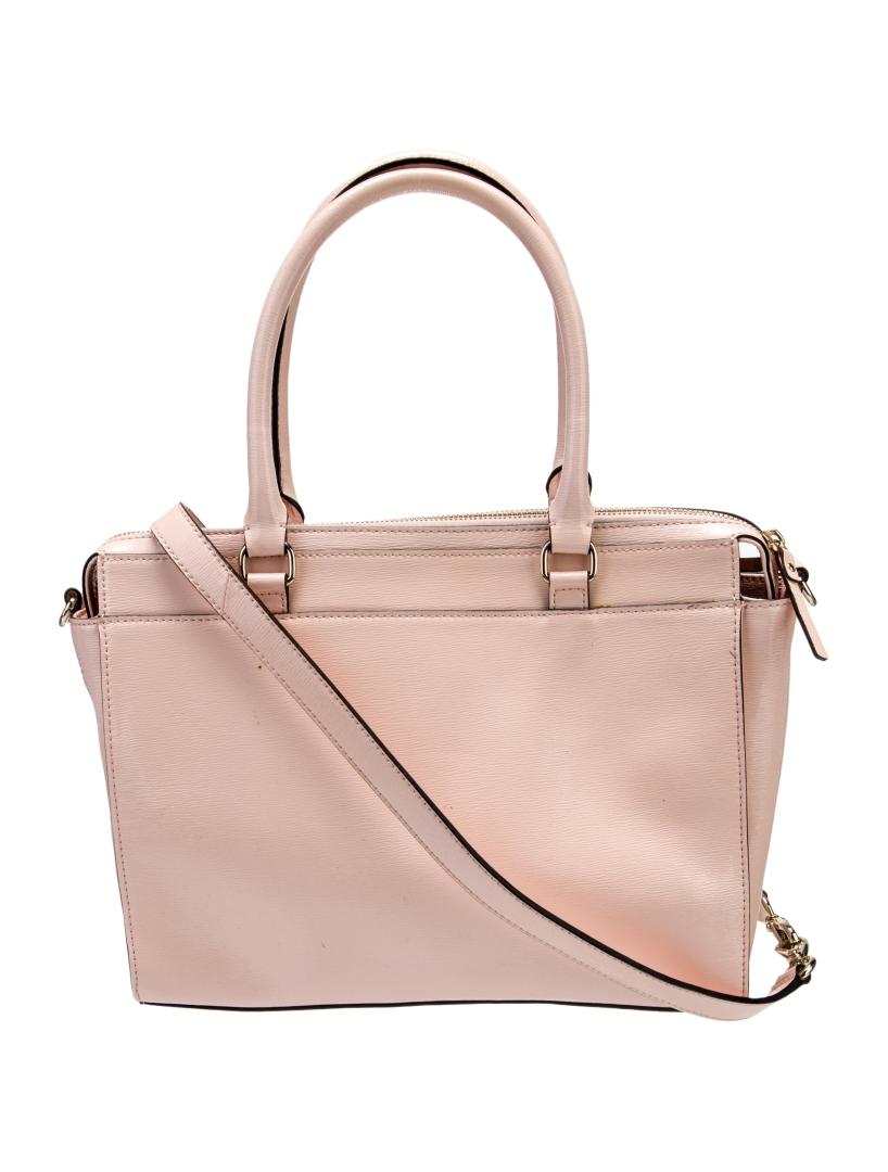 Kate Spade Pink Patent Leather Bow Top Hdl Bag