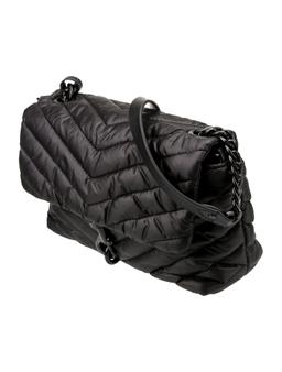 Rebecca Minkoff Black Nylon Chain-link Msgr Bag