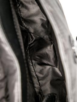 Rebecca Minkoff Black Nylon Chain-link Msgr Bag
