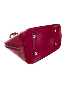 Louis Vuitton Alma Gm Red Epi Zip Cls Top Hdl Bag
