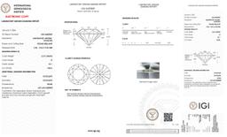 Igi Certified Round Cut 3.27ct Vs1 Lab Diamond