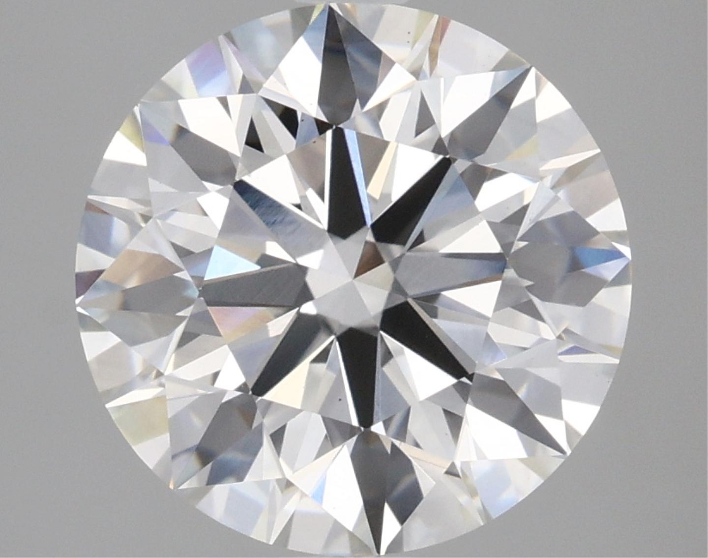 Igi Certified Round Cut 3.27ct Vs1 Lab Diamond