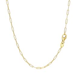 14k Gold Fine Paperclip Chain 1.5mm